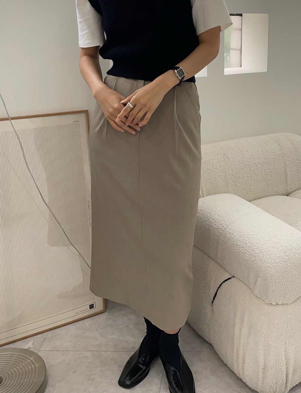 Marie H-line skirt