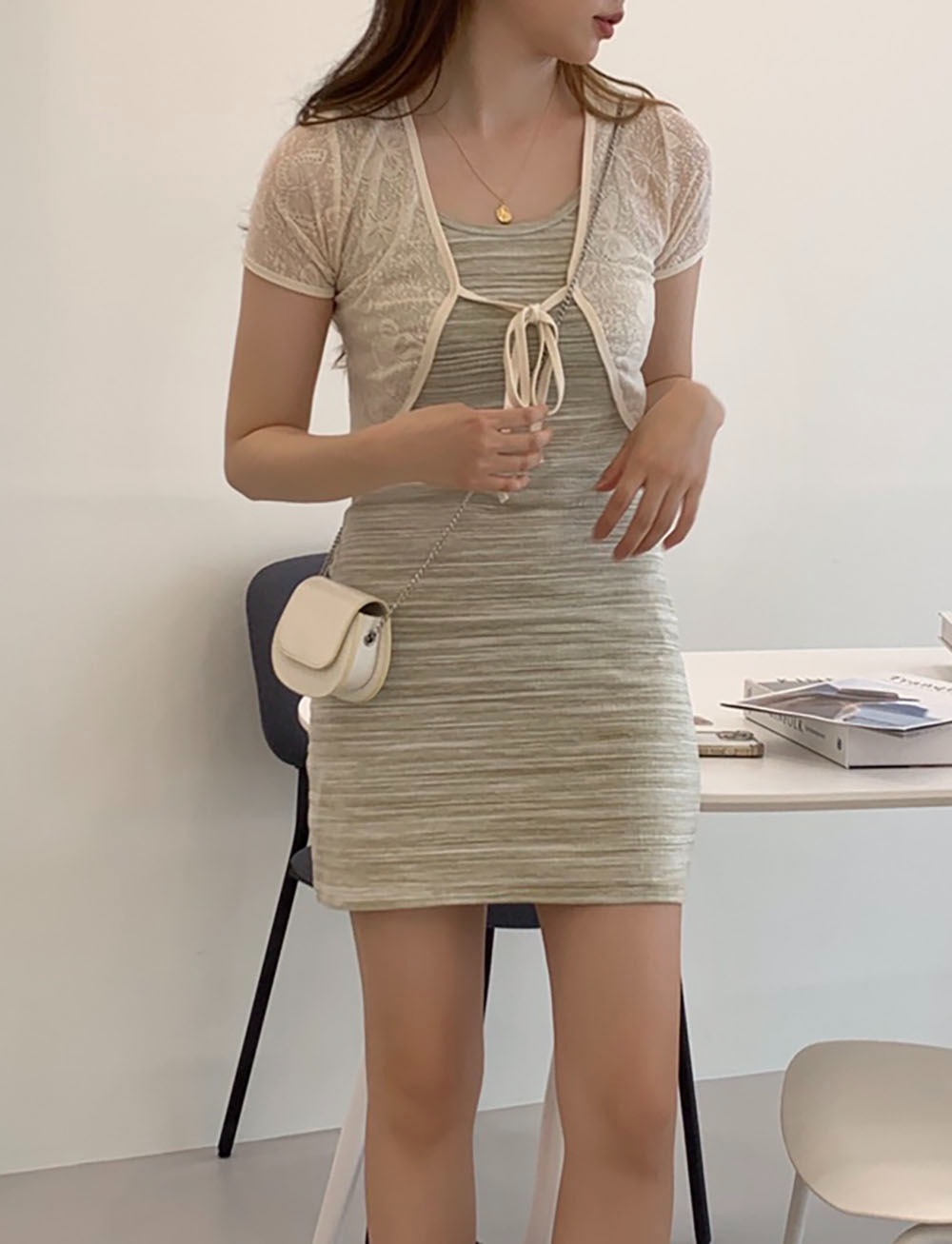 Loeb pattern mini dress