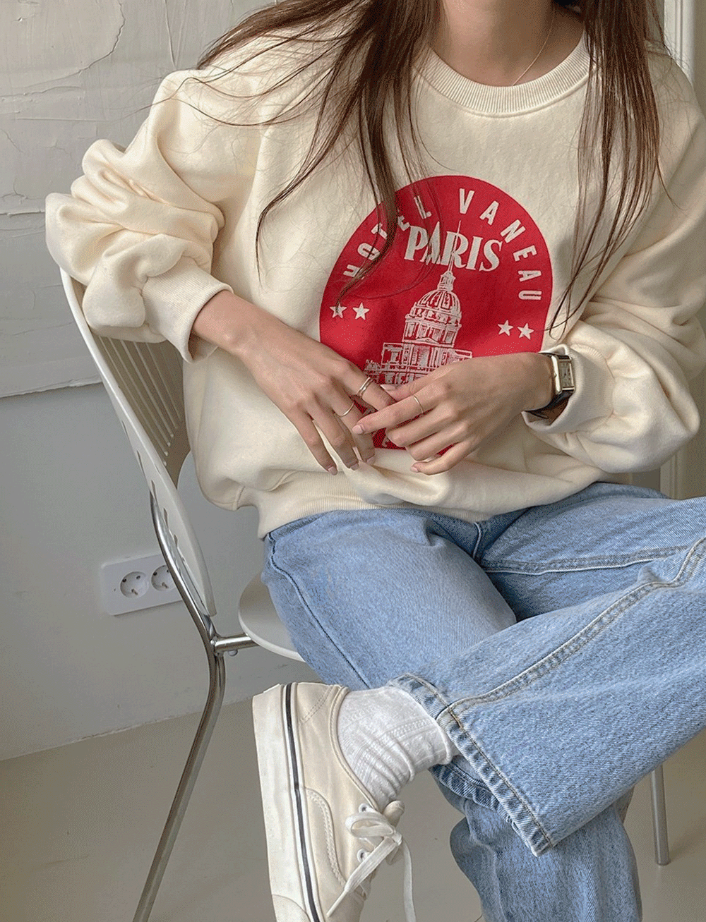 Paris Woolen Sweatshirt