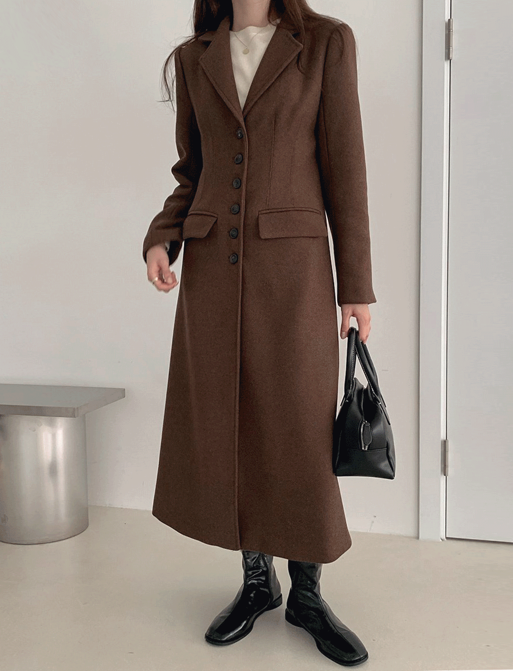 Veroni Wool Long Coat